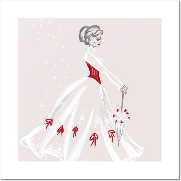 Mary Poppins Wall Art by Art_byKay